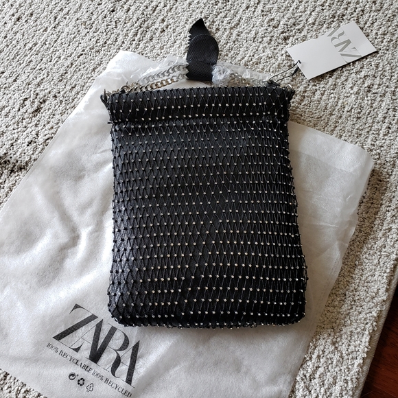ZARA Sparkly & Shine Rhinestone Bag FINAL PRICE - Picture 6 of 8